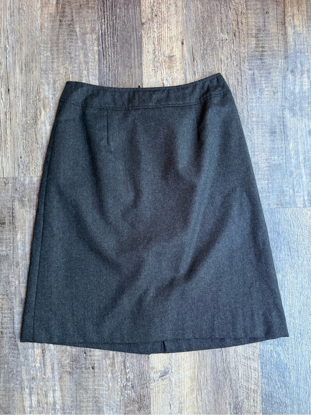 Talbots Black A-Line Wool Skirt